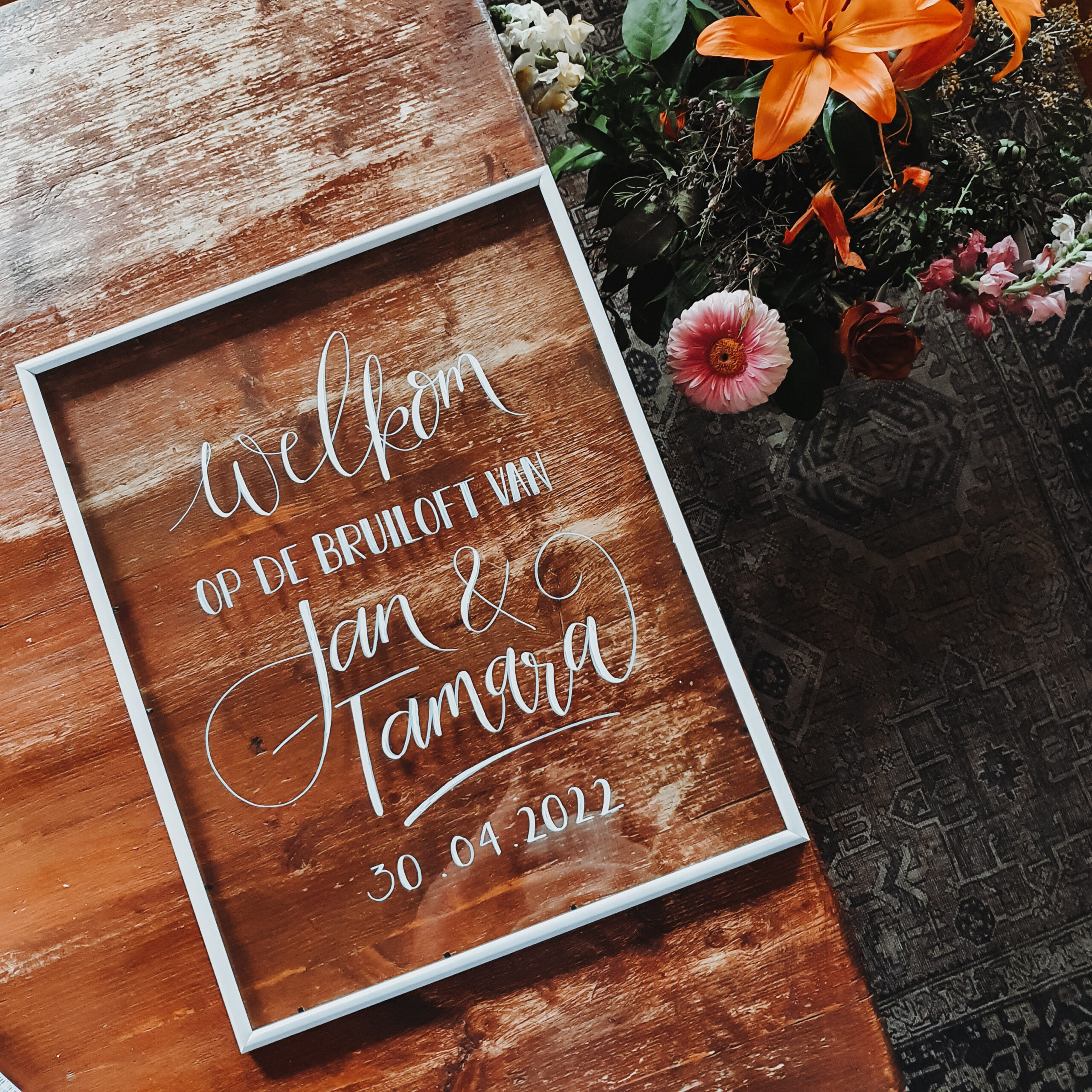 Handlettering wedding