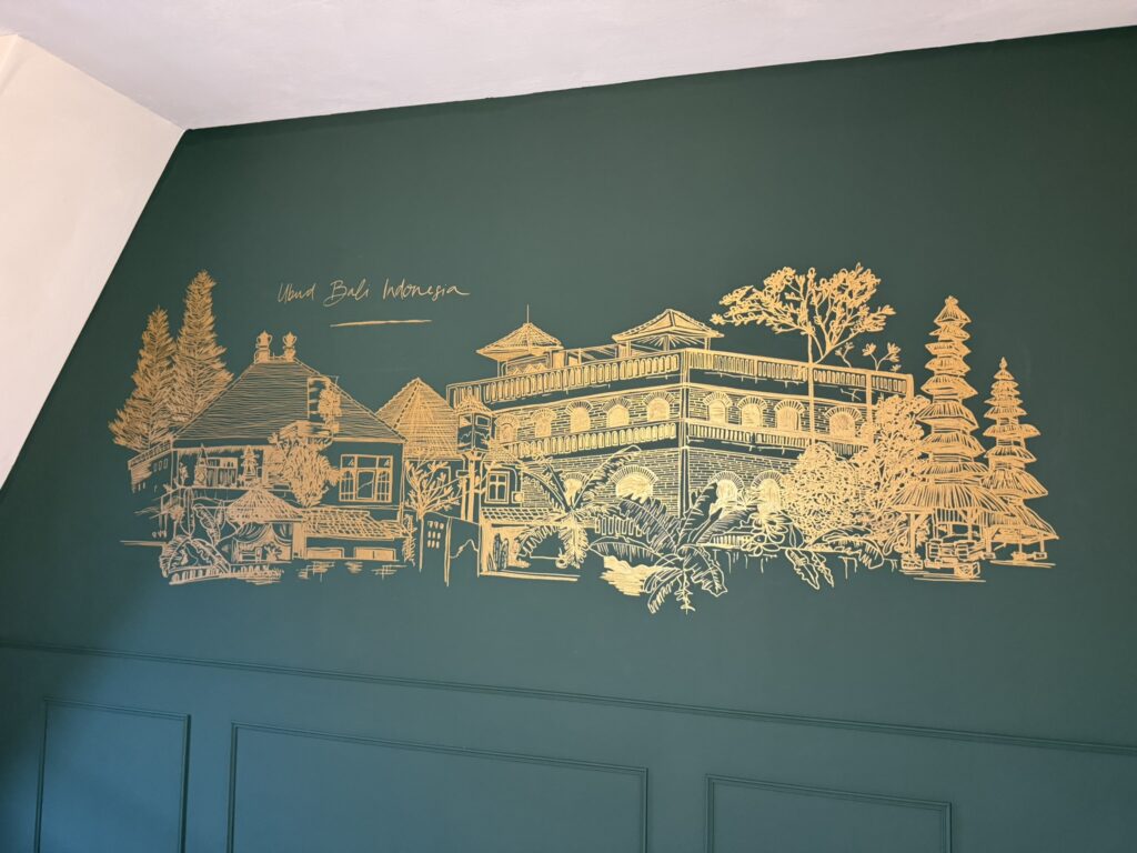Slaapkamerinspiratie Muurtekening Goud, muurtekening